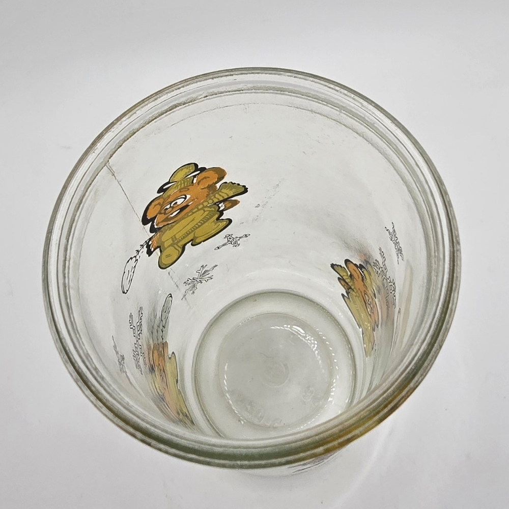 Muppet Babies Fozzie Bear Henson Associates Inc 1989 Vintage Glass Collector GUC - Picture 5 of 5